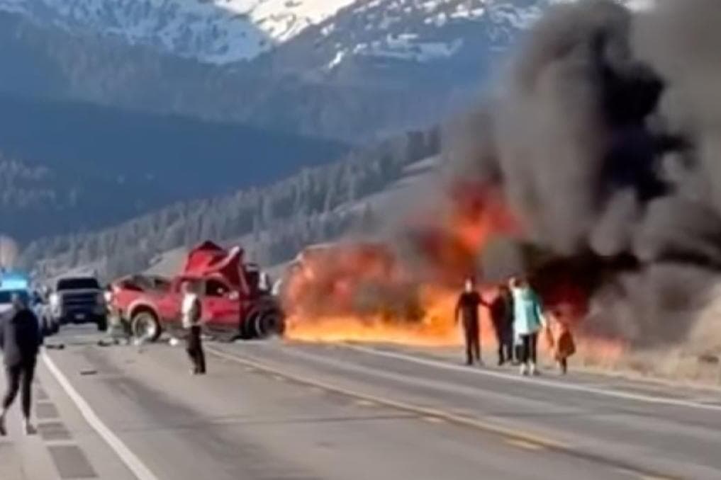 Seven die in tour van crash near Yellowstone National Park