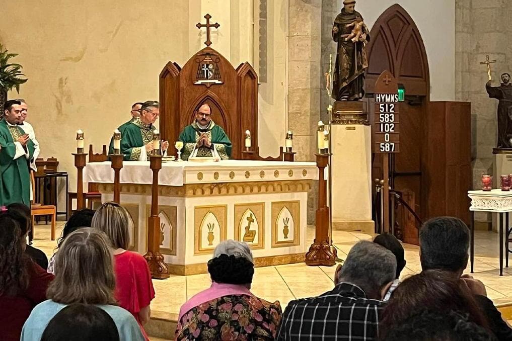 Archdiocese of San Antonio holds Mass at Kerrville church for flood victims, grieving families