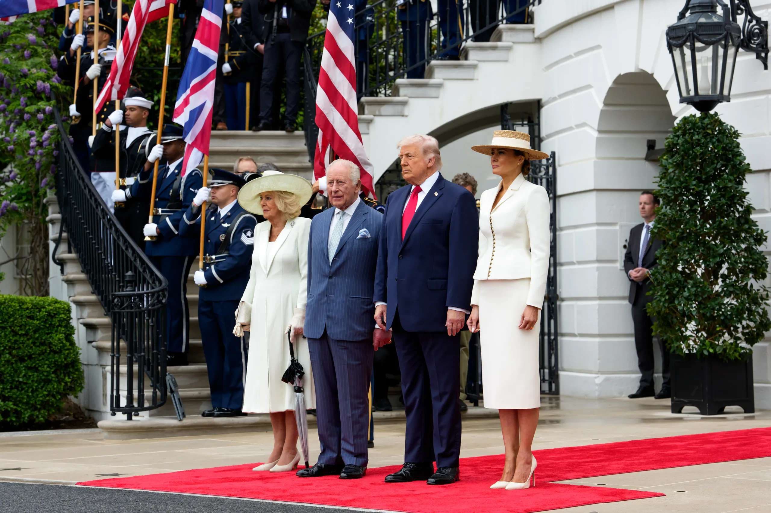 King Charles III and Queen Camilla arrive in New York City for 9/11 memorial visit on third day of US state trip