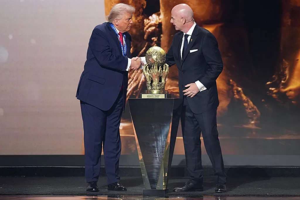 Trump to join FIFA president in presenting World Cup trophy at final