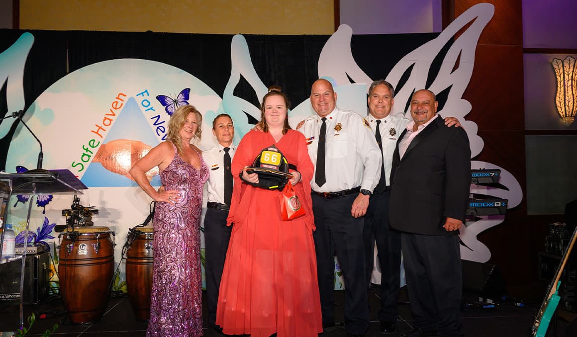 Firefighters reunite with safe haven baby 21 years later