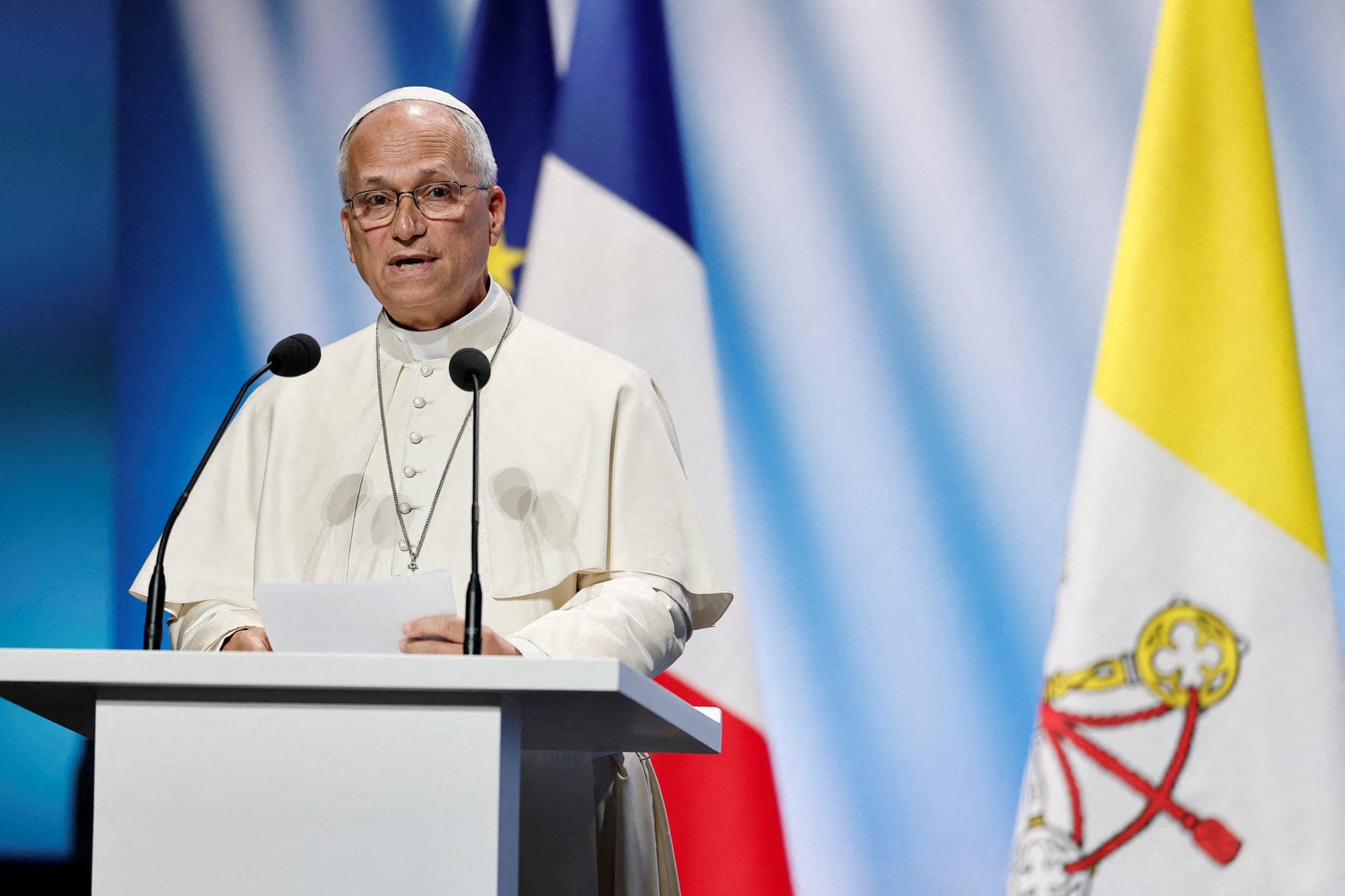 Pope Leo urges Europe to draw on Christian roots to pursue peace and unity