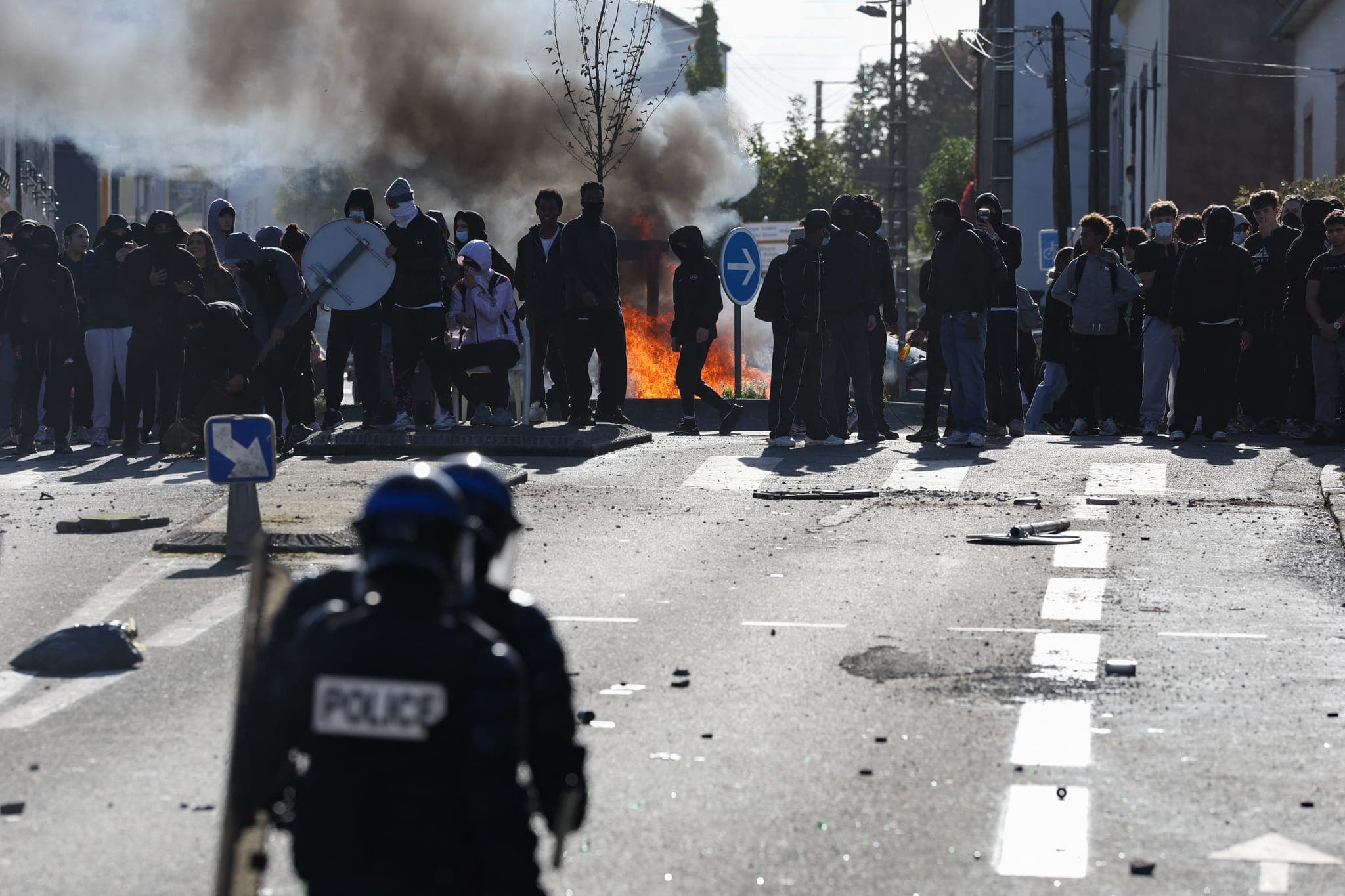 France devolves into ‘urban violence’ as migrant-student riots set Paris ablaze