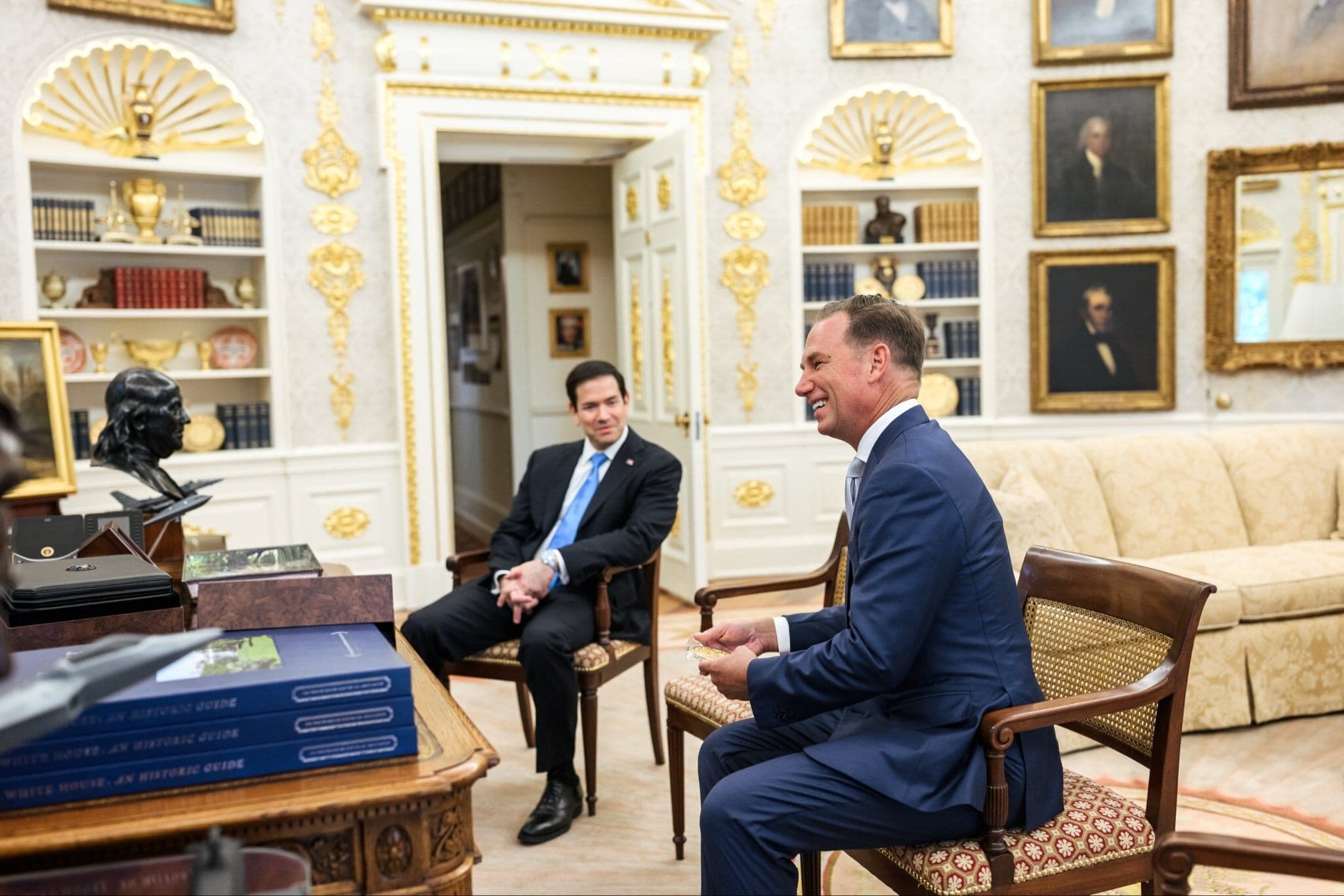 US Ambassador to the Vatican meets with Trump, Vance, Rubio 