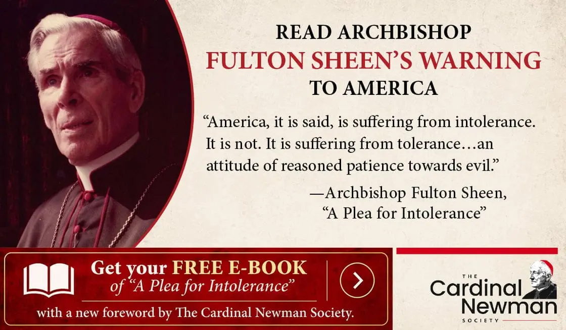BLESSED FULTON SHEEN'S WARNING TO AMERICA