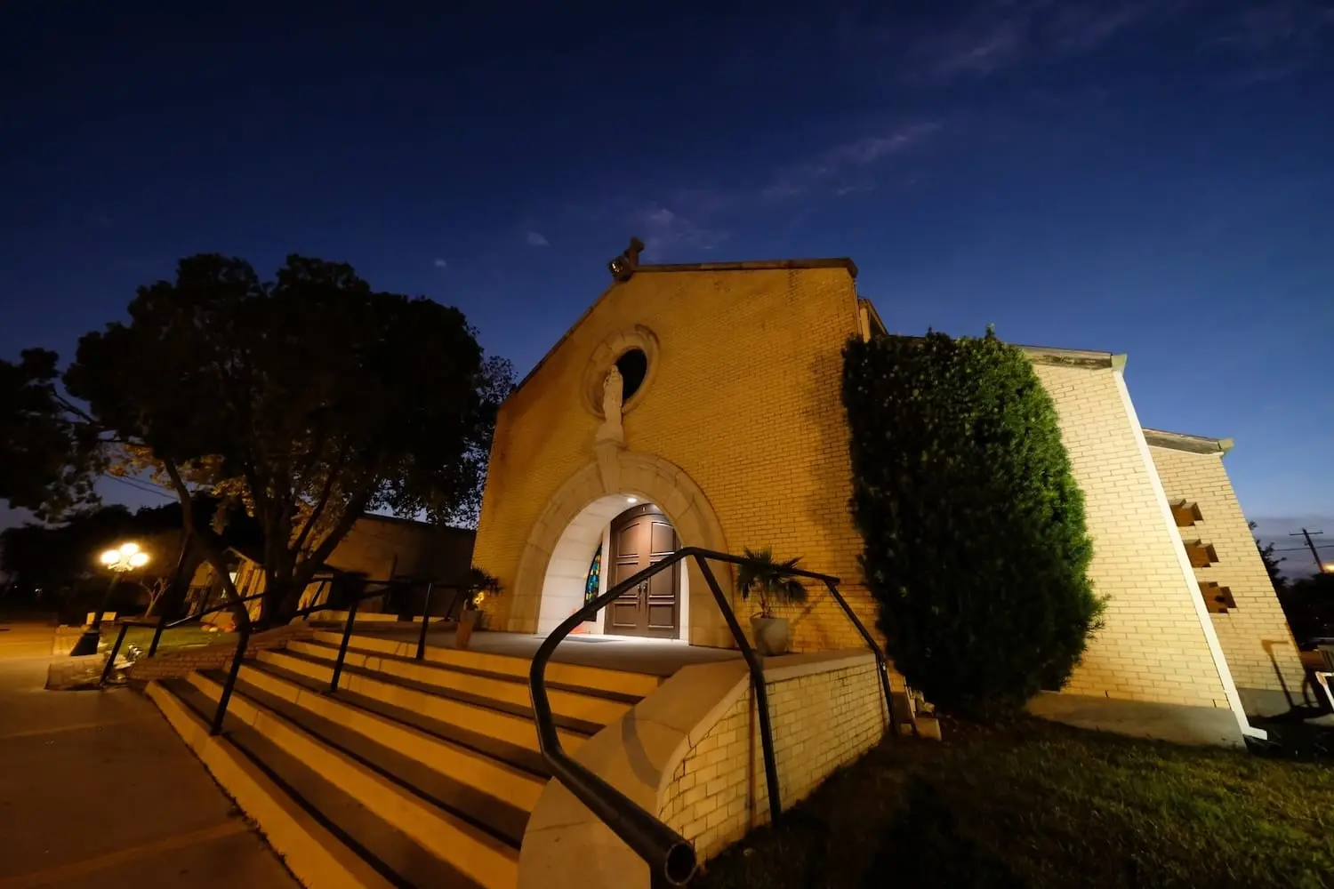 Our Lady of Guadalupe mural vandalized at Texas Catholic church