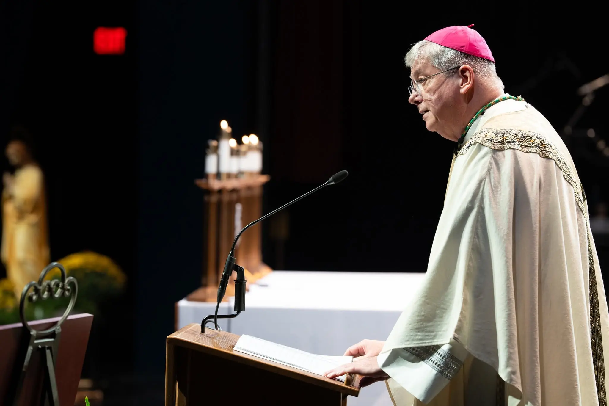Wisconsin bishop speaks about vocation, concerns of national issues