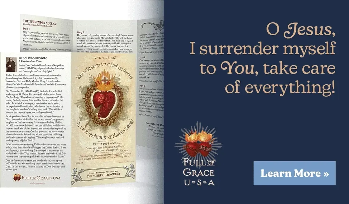 O JESUS, I SURRENDER MYSELF TO YOU, TAKE CARE OF EVERYTHING!