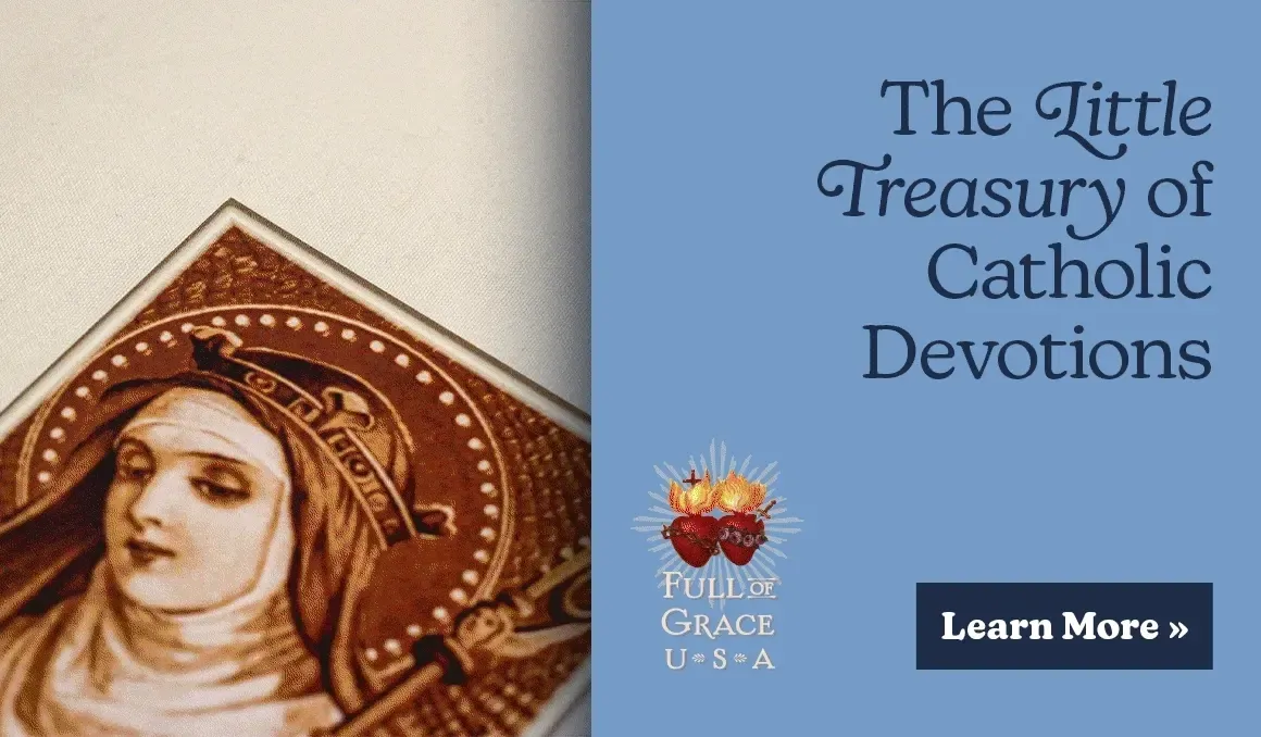 THE LITTLE TREASURY OF CATHOLIC DEVOTIONS — SET OF 10 HOLY CARDS