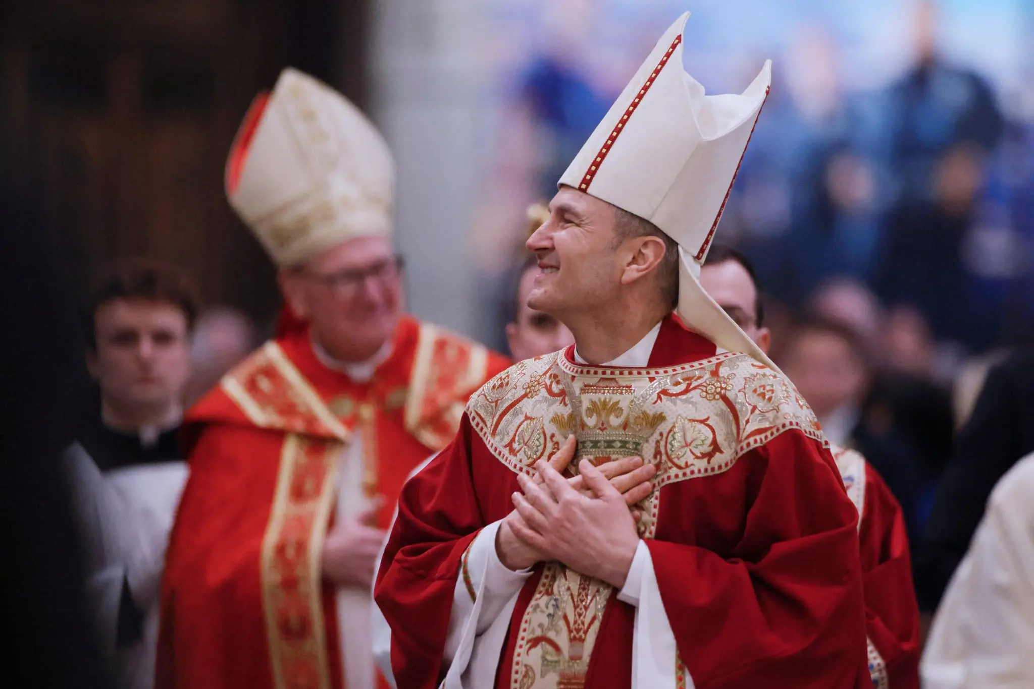 New York archbishop says vision continues to improve following eye surgery