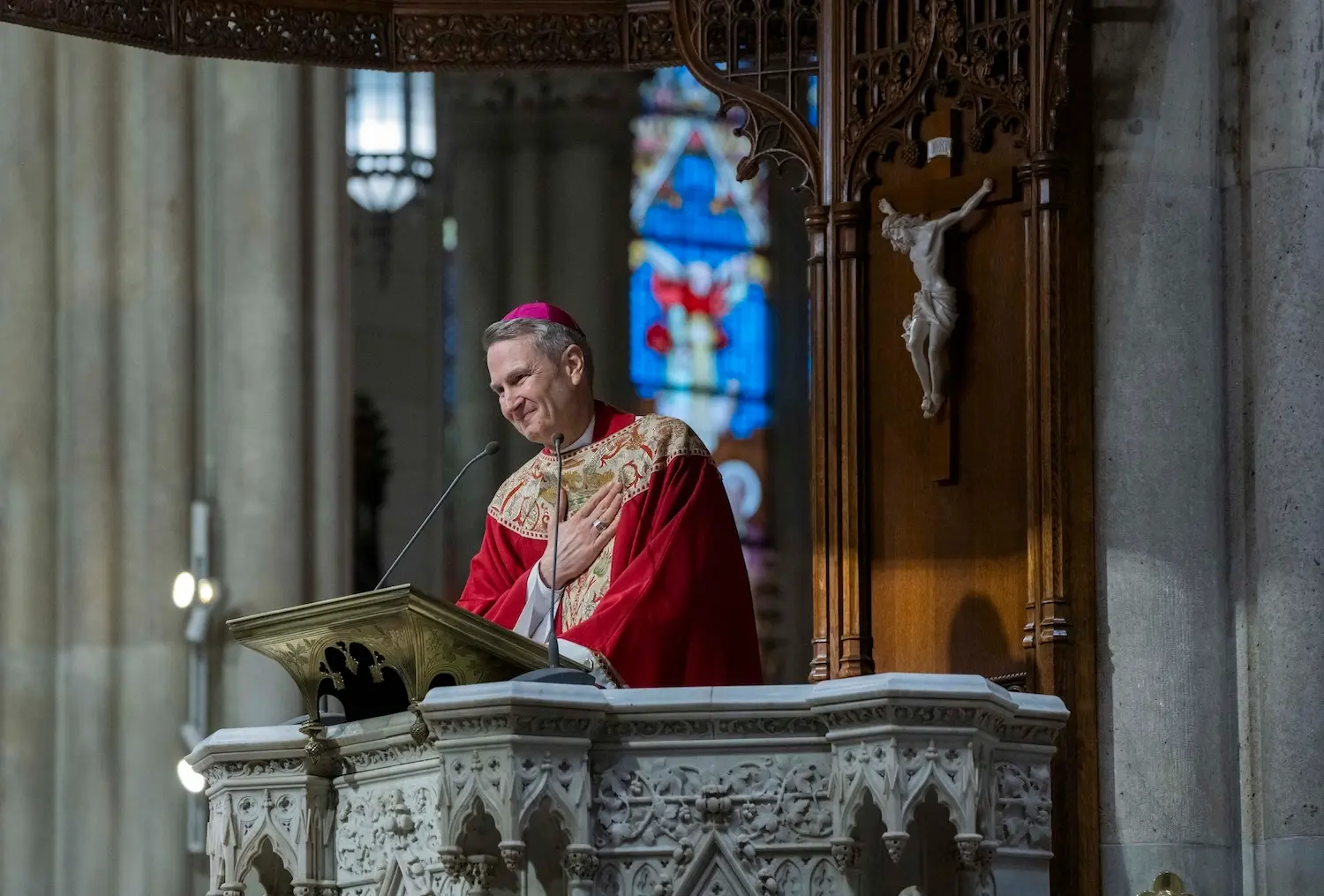 New York archbishop recovering after successful eye surgery