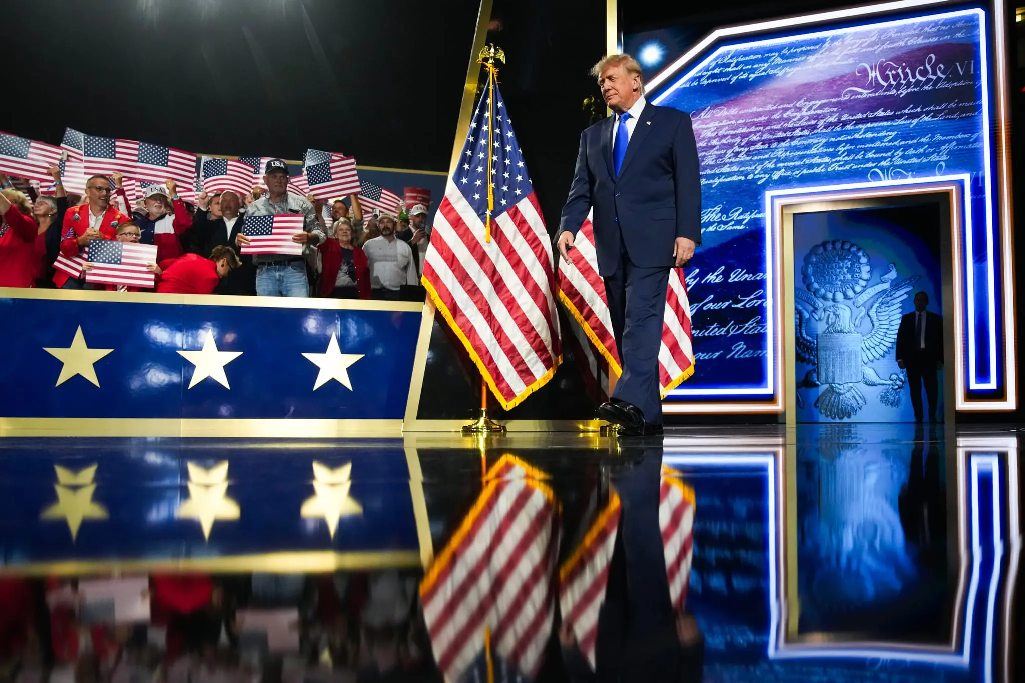 Trump touts Republican wins at GOP convention