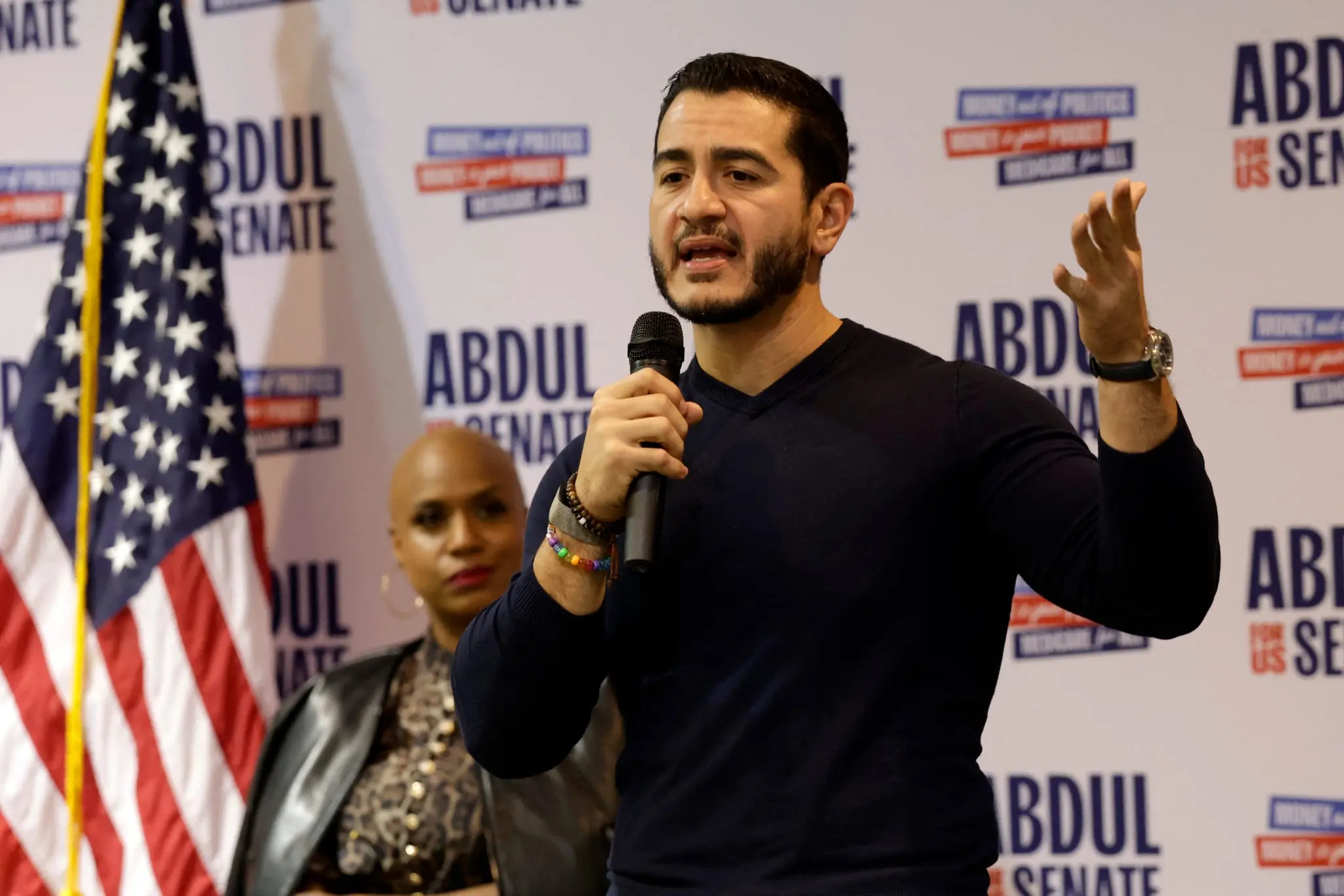 Video shows organizer claiming overseas donors to El-Sayed