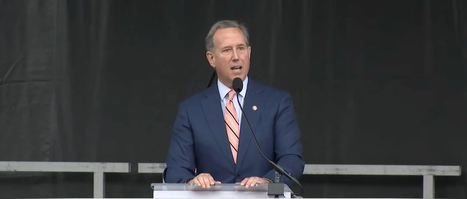 Rick Santorum urges courage at Pennsylvania March for Life