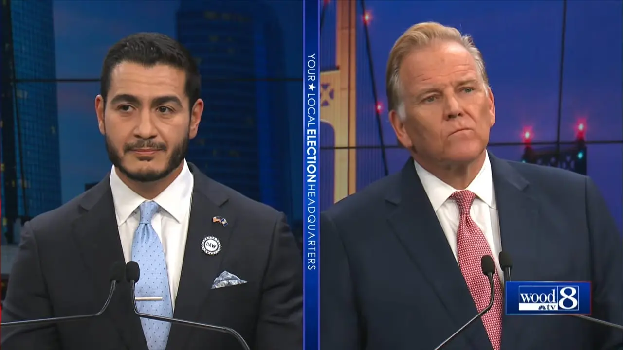 El-Sayed, Rogers trade personal and policy jabs in heated Michigan Senate debate